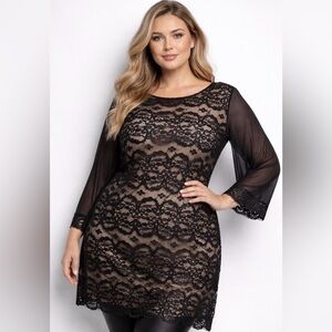 💜R&M Richards Beige Midi Dress